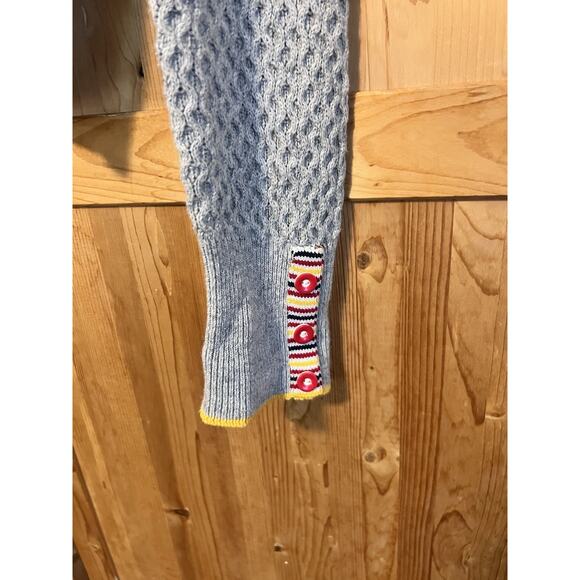 Anthropologie Sparrow For Anthro Gray Button Sweater Cotton/wool/angore Size M - Picture 3 of 8